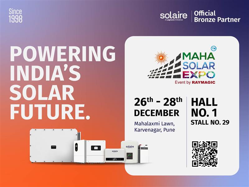 Solaire Shines as Bronze Partner at Maha Solar Expo 2025: Powering Maharashtra's Solar Scheme Revolution with Utility Inverters