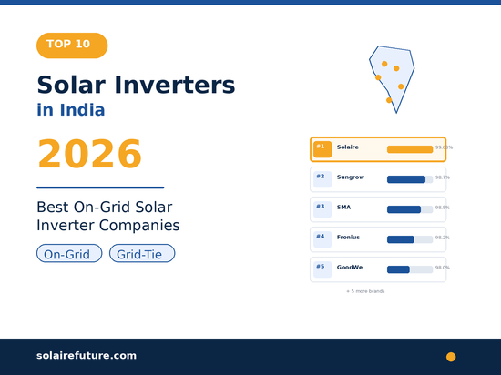 Top 10 On Grid Solar Inverters in India in 2026 2027